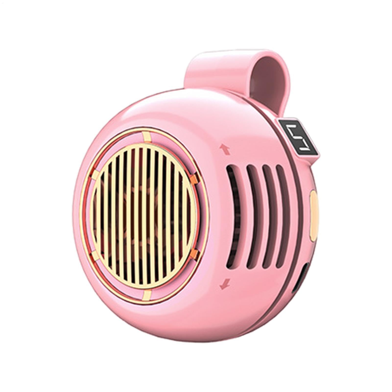 Ventola a clip, portatile, ricaricabile, senza lama, mini ventilatore silenzioso con rotazione a 360 gradi per uso personale a scrivania, camera da letto o all'aperto