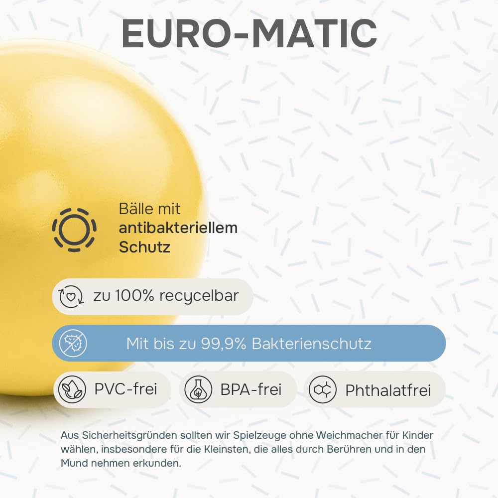 Palline Euro-Plus per vasche con protezione antibatterica