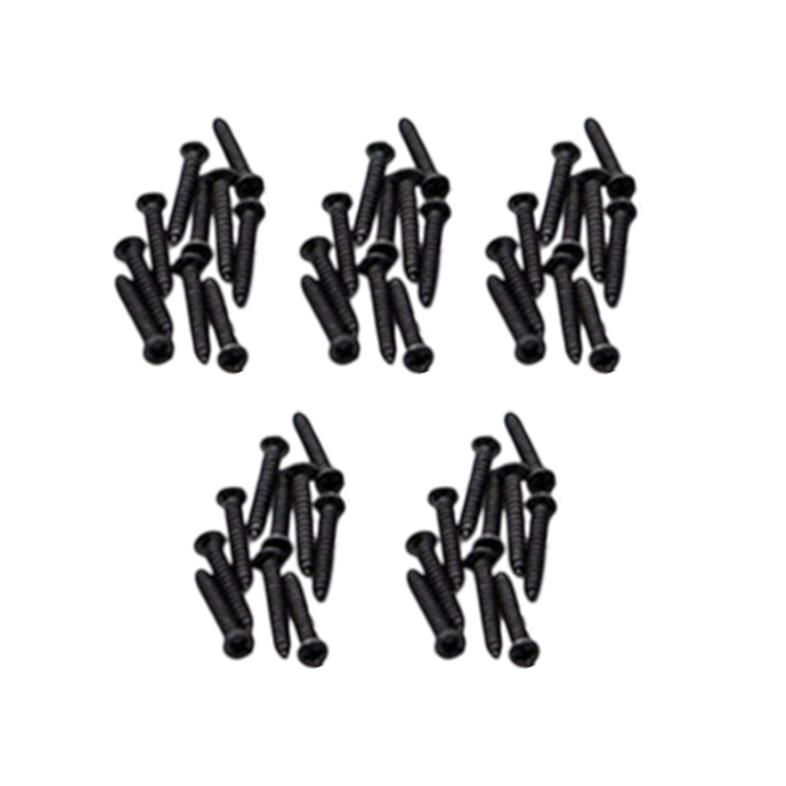TTETTZ 50Pcs HO N Track Screws, Metal Parts for Train Models, Short