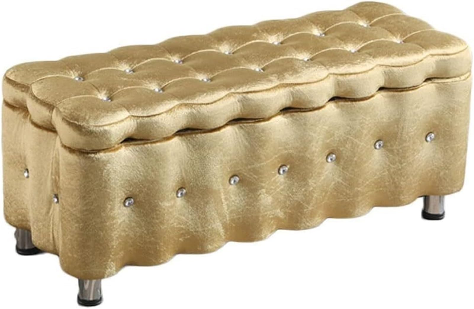 Tabouret de repos or 100cm au design chic et moderne