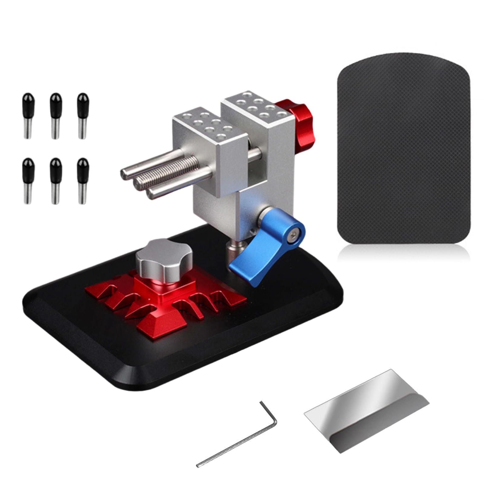 Buxuaaaa Rotatable Holder Fixtures Clamp For Repair And Model Making Featuring Lightweight Metal And Accessories Adjustable Clamp