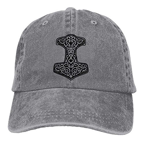 EJjheadband Thor's Hammer Viking Norse Adjustable Cotton Hat