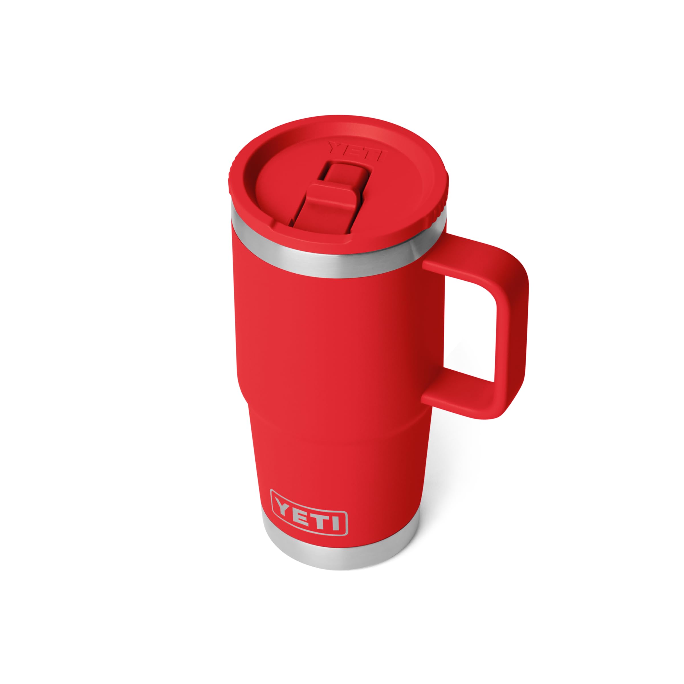 YETI Rambler Gobelet avec couvercle à paille, rouge sauvetage, 591 ml