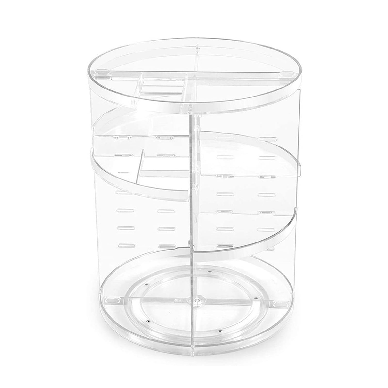 Cosmetic Holder with 360 Rotation Large Capacity Makeup Storage Rack for Brushes Skincare Items Organiser Beauty Product Organiser
