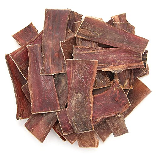 Image of GigaBite Beef Esophagus Dog Treats - Natural Gullet Sticks for Dogs, High Protein Single Ingredient Dog Chews, Rawhide Free Dental Dog Treats for All Dog Breeds - Strips (6 Inch), Pack of 22