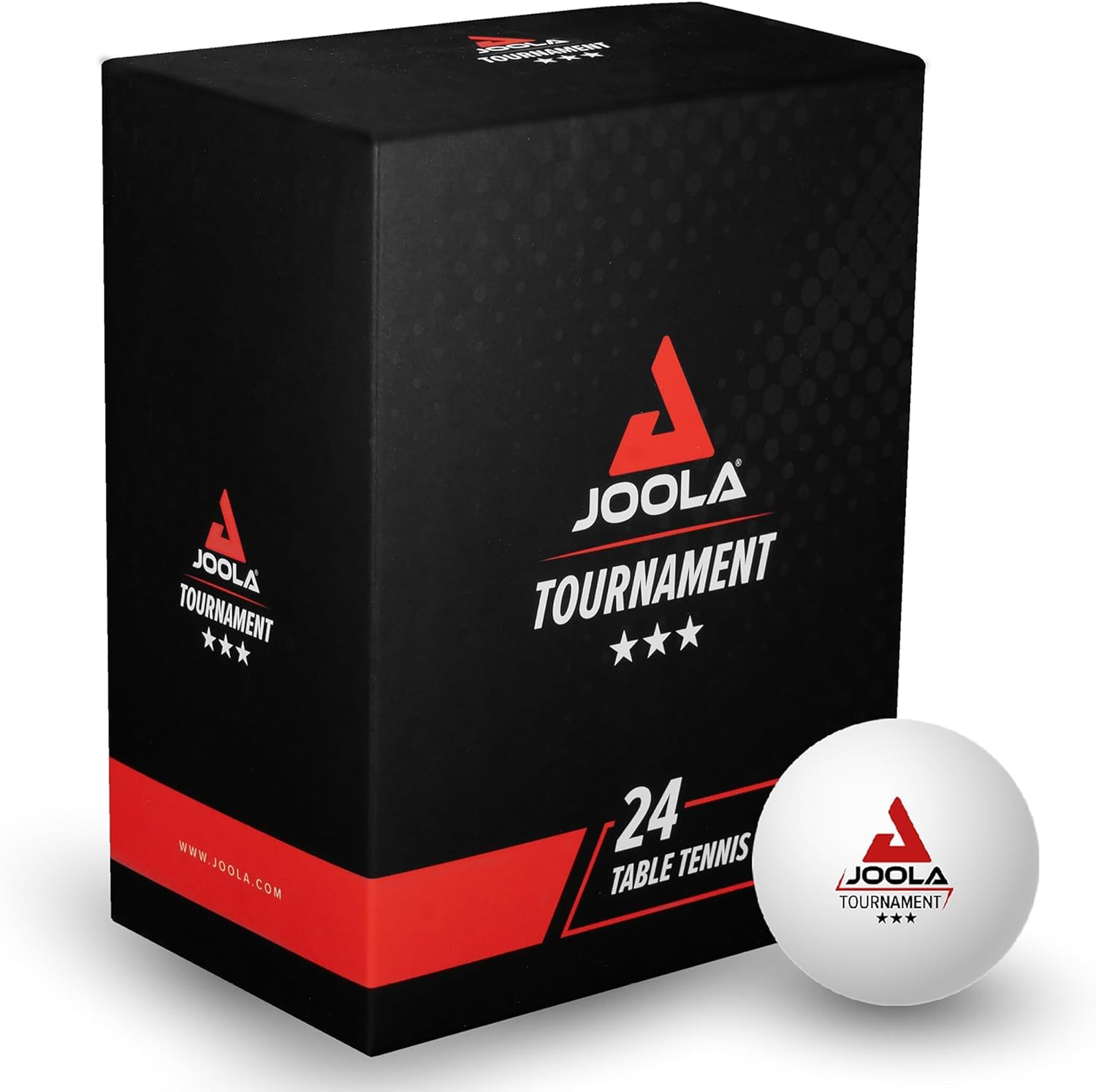 JOOLA Profi Tischtennisschläger Infinity Carbon, ITTF genehmigter & Tischtennisbälle Tournament Selektierte 40+mm Durchmesser