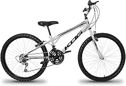 Bicicleta Aro 24 Infantil Marca KOG Bikes Em Alumínio Masculina Com Marchas Relação 3x6 18 Velocidades e Freio V-Brake
