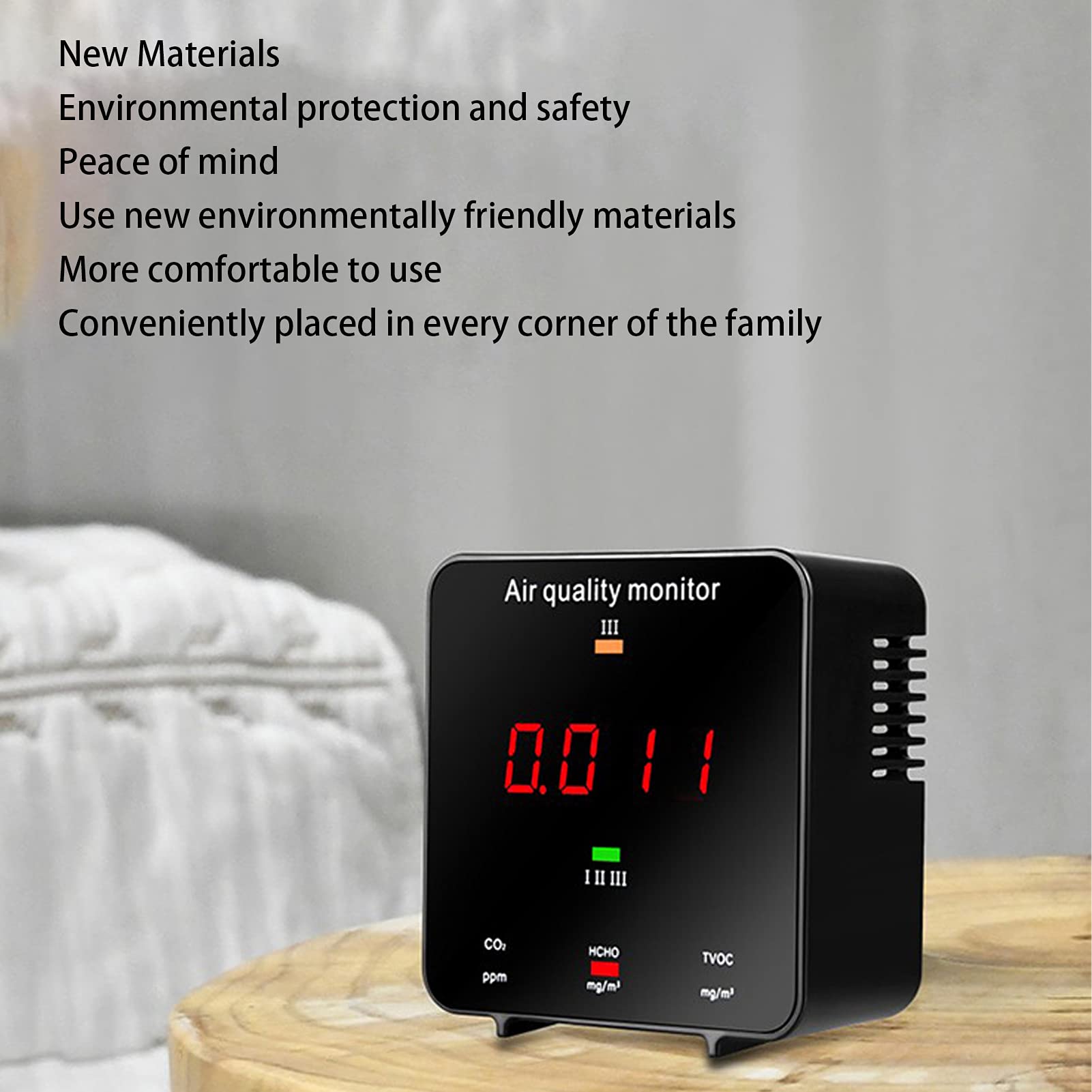 Carbon Dioxide Monitor Wall Plug-in AC By Forensics | AB841 Compliant Alarms For Classrooms - View #12