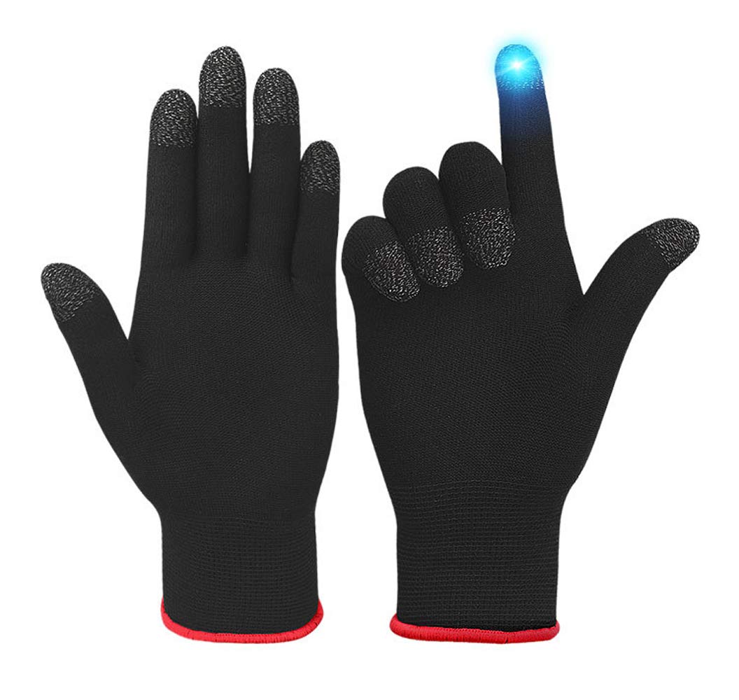 5-Finger Touchscreen Gloves, Knit Light Elastic Windproof Spring Autumn Early Winter Gloves Men Women for Sports Cycling Outdoor Running Driving SMS