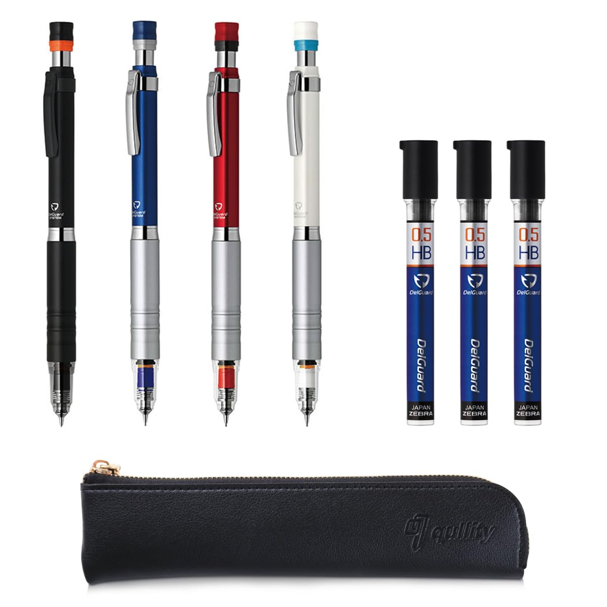 Amazon.co.jp: ZEBRA デルガードタイプLx 0.5 4色セット(ブラック