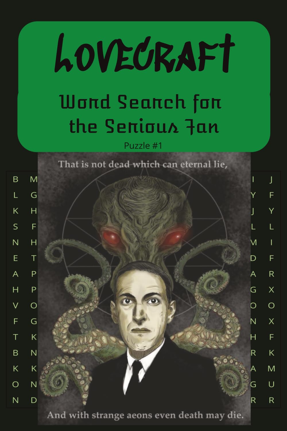 Lovecraft Word Search Puzzle Book: Otherworldly Horror Word Search with easy-to-read print, Creatures, Gods & Monsters from the mind of H.P. ... - Great for quiet moments & free time.