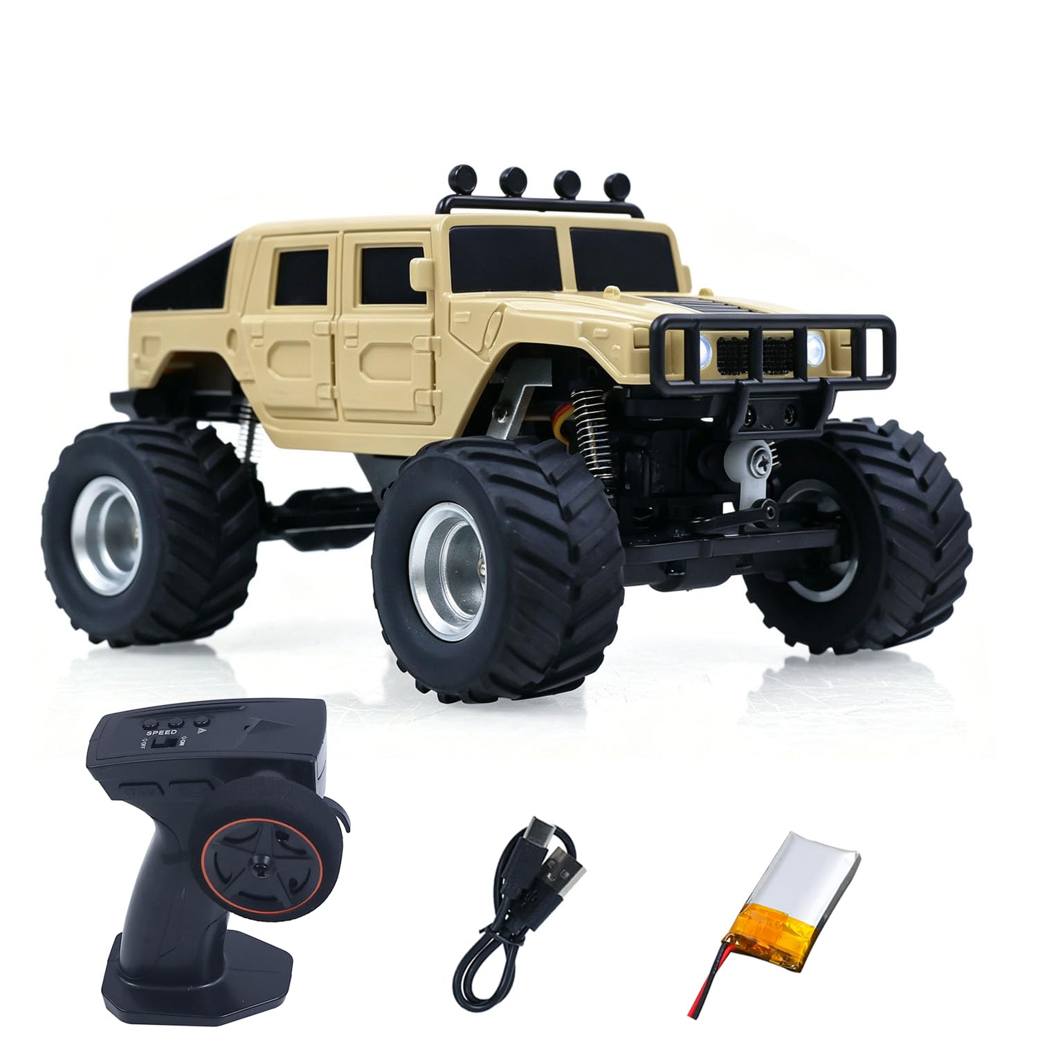 TOUCAN RC HOBBY 3604 1/36 4WD in plastica controllata a distanza su terreno