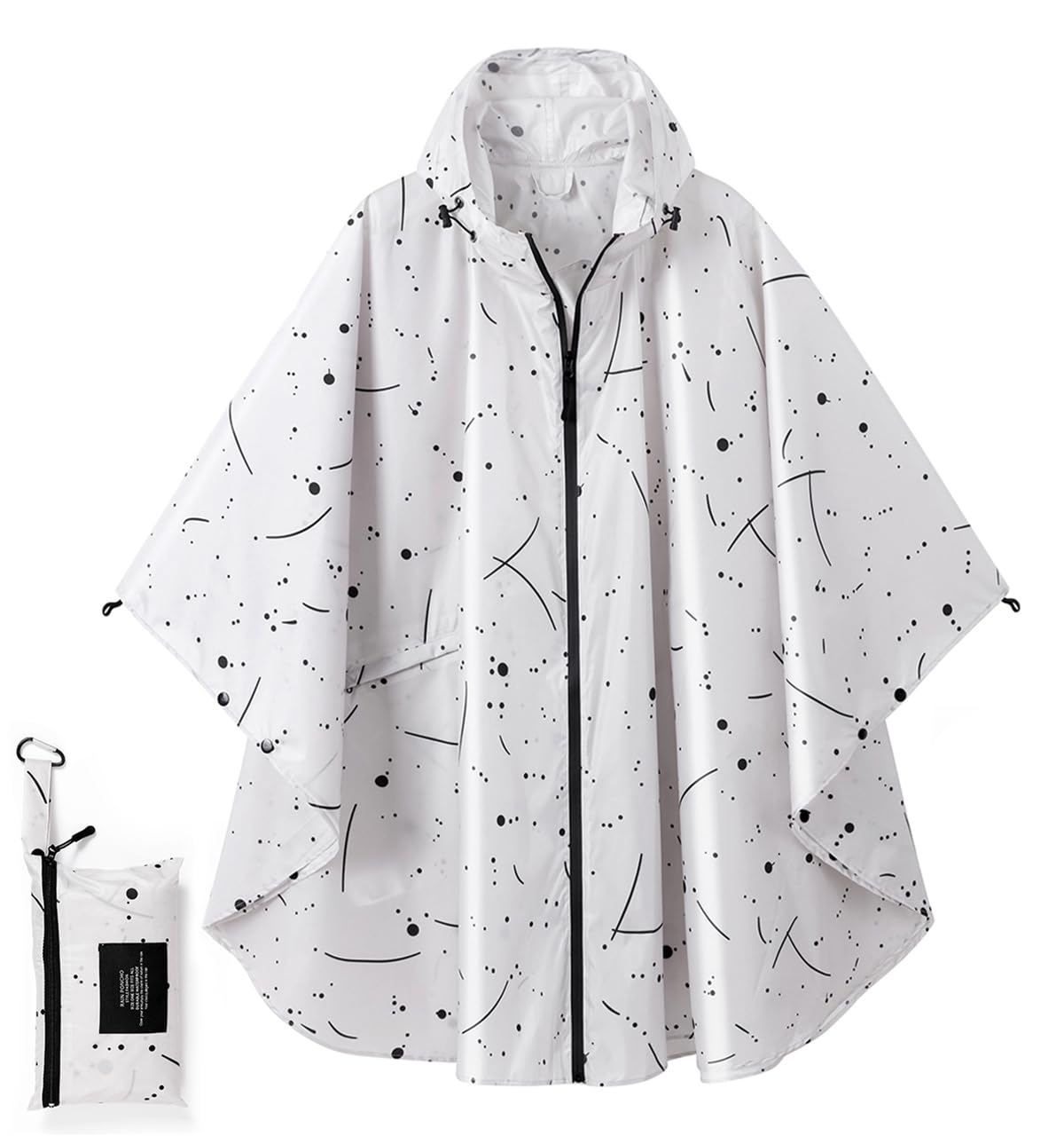 SIRMEDER - Chubasquero impermeable para mujer, ligero, transpirable, plegable, para senderismo, camping y viajes