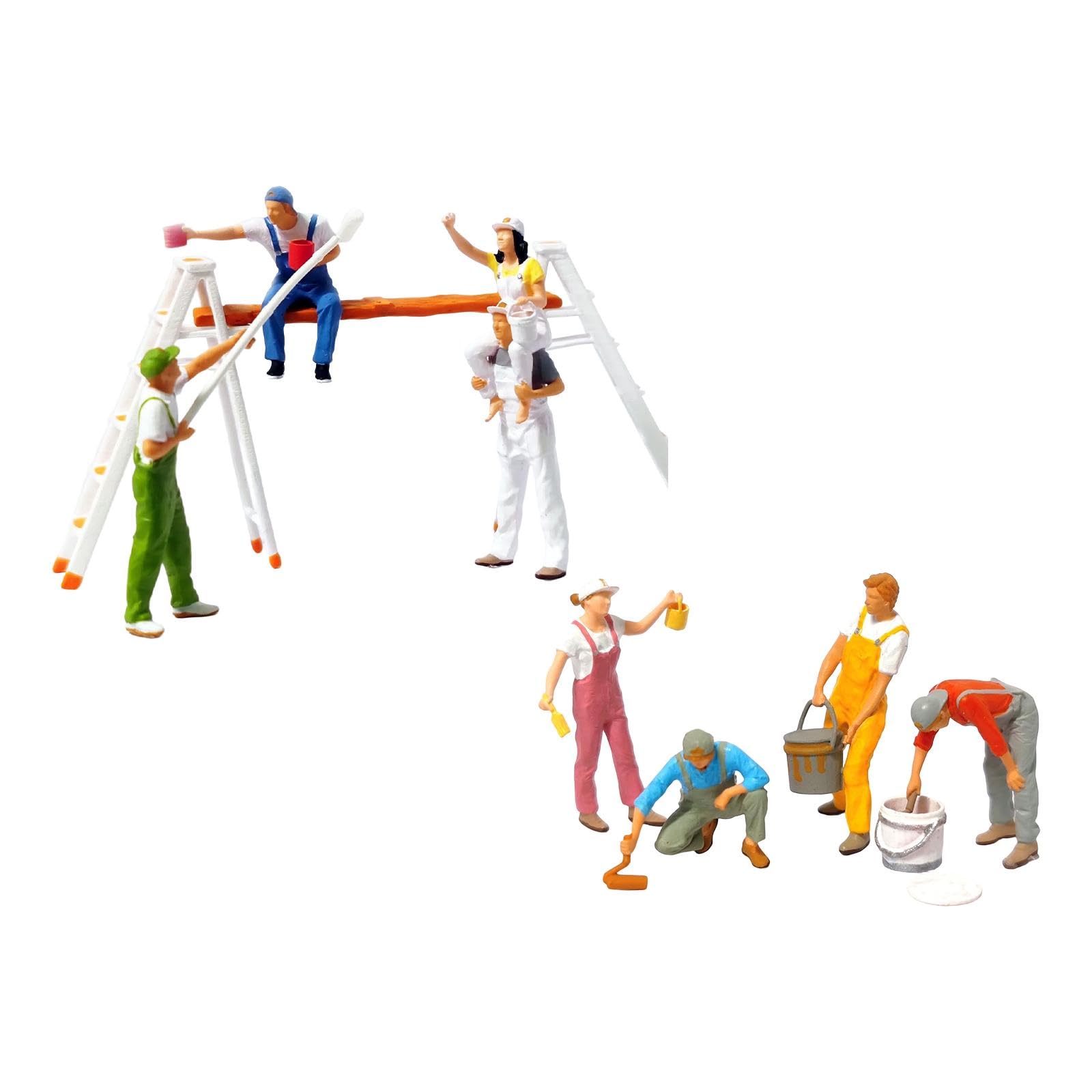 Figurines HO 1/87 pour maquette ferroviaire et diorama miniature