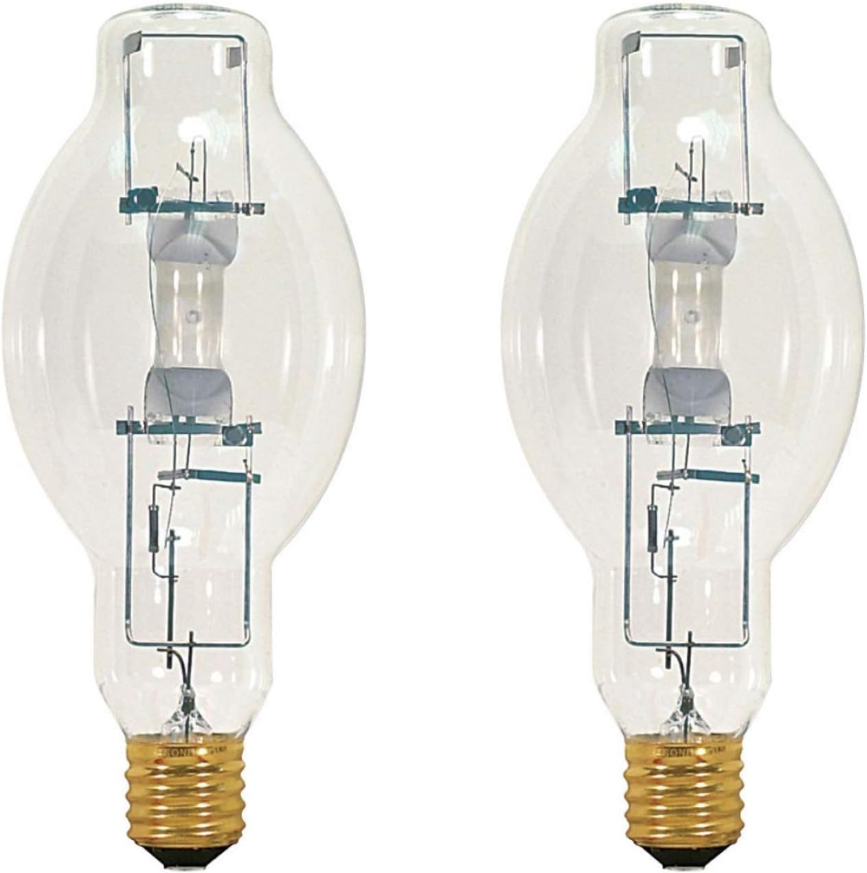 GoodBulb MP400/U/MOG Metal Halide HID Light Bulb 400W EX39 Base BT37 ANSI Code M135/M155 High Output HID Light 4000K Cool White 18000 Life Hours Pack of 2 Bulbs