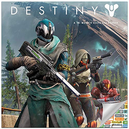 Destiny Calendar 2020 Set - Deluxe 2020 Destiny Wall Calendar with Over 100 Calendar Stickers (Destiny Gifts, Office Supplies)