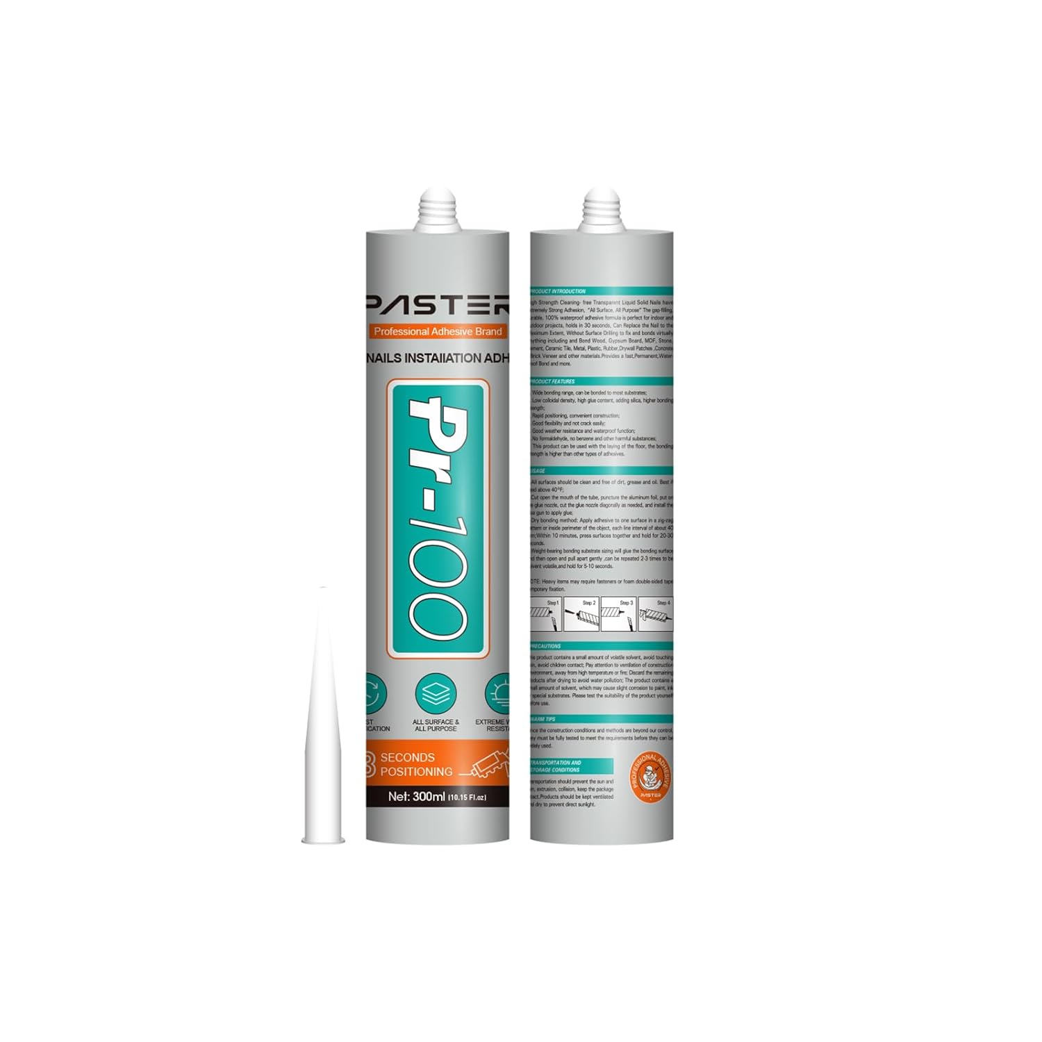 24pcs Quick-Drying Glue Super Glue Transparent Installation Adhesives Strong for Wood Metal Plastic Rubber MDF Stone Ceramic Channel Letter
