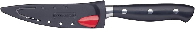 MasterClass Paring Knife, Edgekeeper Stainless Steel Self-Sharpening Paring Knife Small, 9cm (3 1/2"), Clam Packed