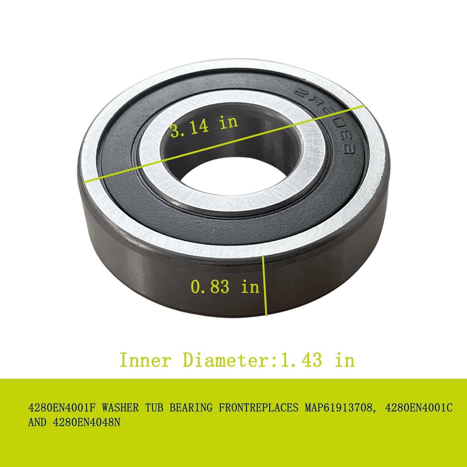 MDS62058301 4280EN4001F 4280EN4001G Washer Tub Bearing Seal Kit Fit for LG Kenmore Washing Machine