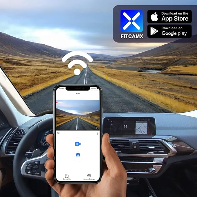 Cámara Dual FITCAMX 4K y 1080p para BMW Serie F Modelo A miniatura 6