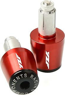 22mm 7/8 "Tapas de Extremo de Mano de Motocicleta para Yamaha YZF R1 R6 R125 R65 R3 600R Rojo