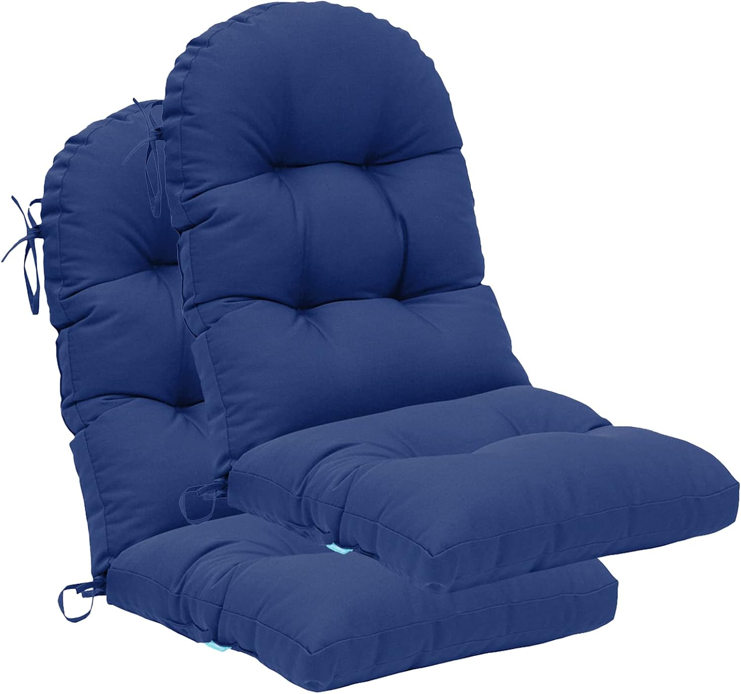 QILLOWAY Indoor/Outdoor High Back Chair Cushion for