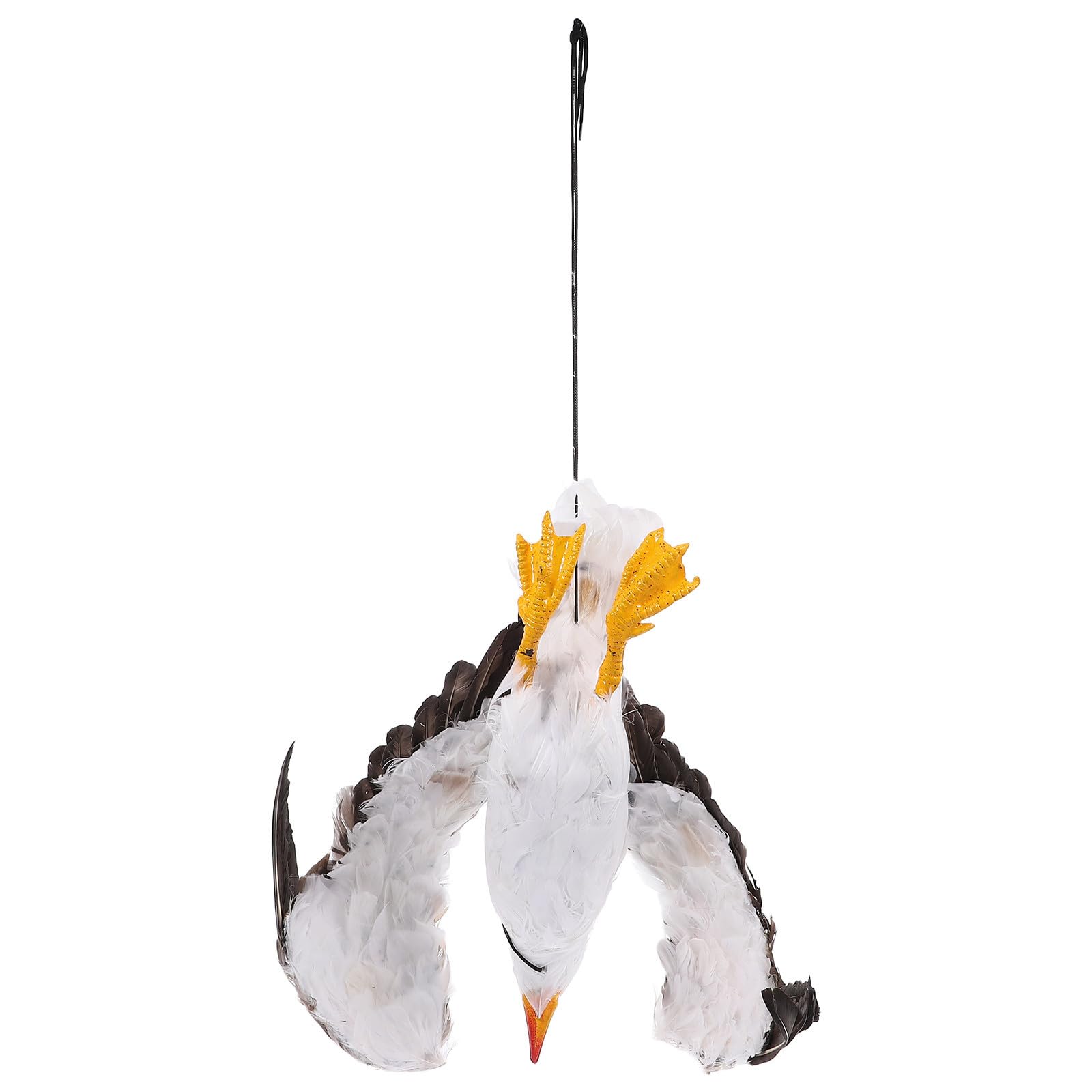 Mouette morte réaliste simulation 1:1 plastique blanc