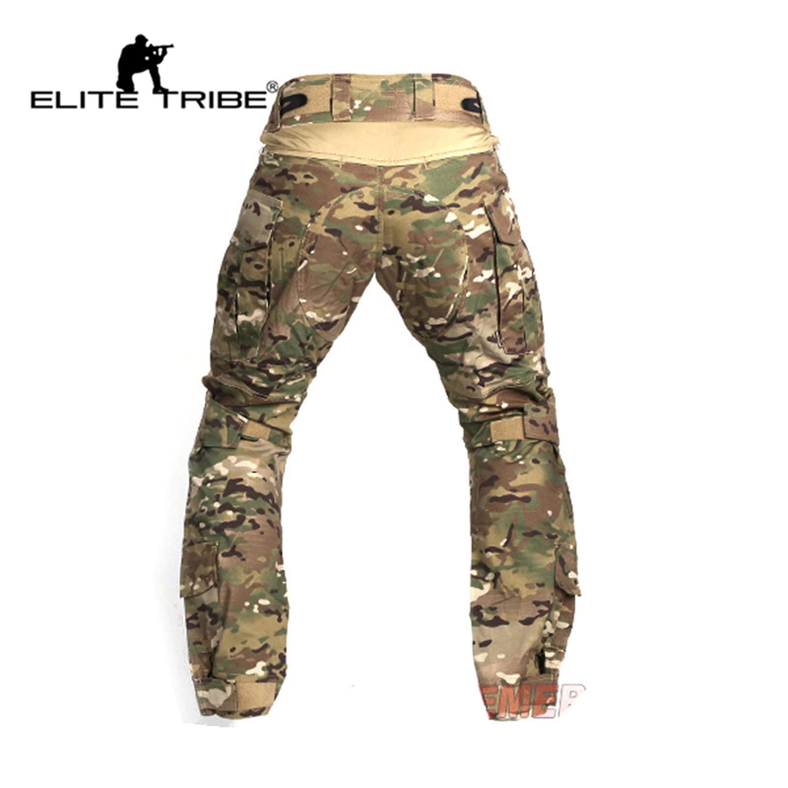 Vêtements militaire de troisième génération pour Paintball, jeu de guerre, bataille, uniforme tactique et rembourrage au genoux Multicam MC, multicam