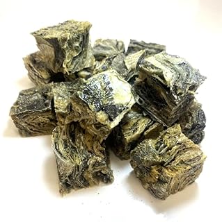 Medium Cod Fish Cubes 1kg PREMIUM 100% Natural Dried Fish Skin Dog Treats Chews U.K. Sourced Air-Dried