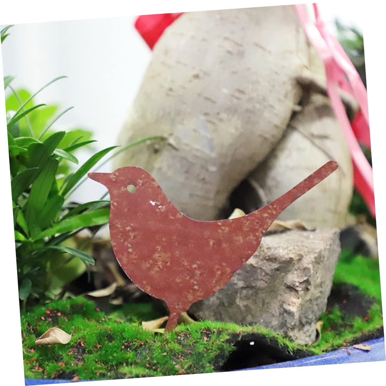 Sosoport 9stücke Vögel Gartenstecker Lebensnahe Gartenornamente Für Deko Im Freien Rostfreie Eisenfiguren Für Blumenbeete Und Innenräume Für Gartenpartys Und Kreative Gestaltung