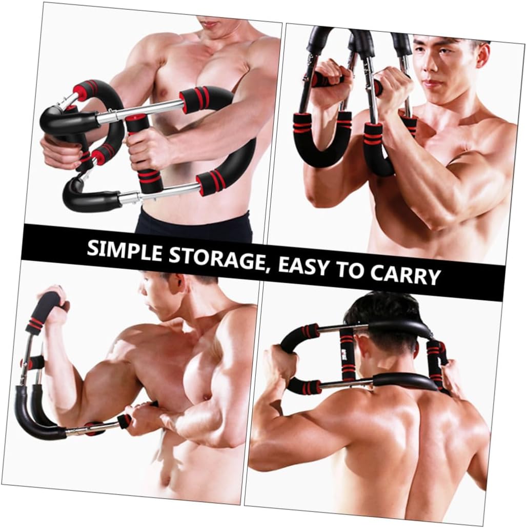 Balacoo Adjustable Chest Expander and Arm Exerciser 50-60KG Resistance for Pectoral Muscle Training Adults Spring Resistance Band for Home Gym and Fitness Workouts