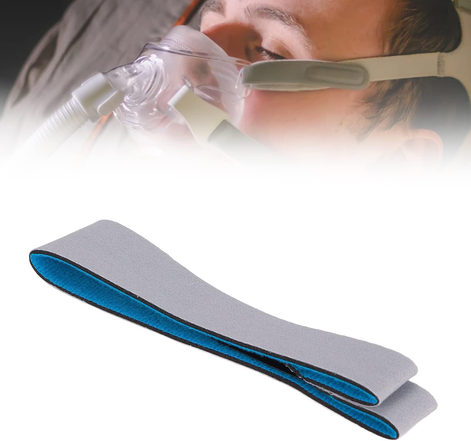 Nasal Pillow Replacement Headgear Strap for Breathing Machine, Nasal Cover Headgear Strap, Breathing Apparatus Accessories Fit for ResMed Swift FX