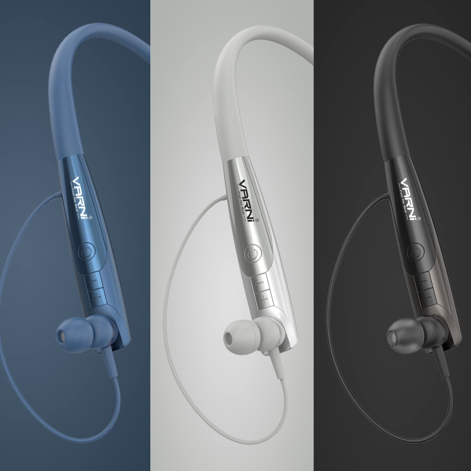 Varni X One Wireless Neckband With Lighweight Magnetic Earbuds