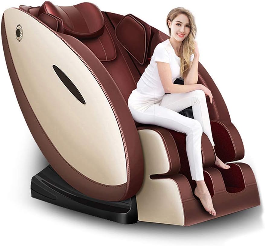 LICIDI Full Body Shiatsu Massage, Leisure Chair Spa Intelligent Automatic Massage Chair, Scroll Bearing Massage Can Reduce Body Pain Treatment