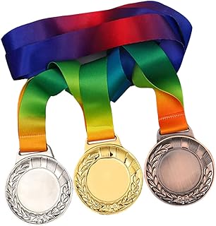 INOOMP 6 pcs Medal Toy Toys Football Ribbon Soccer Toy Football Toy Medals Plastic Competition Sports Award Medals Children Toy Kids Metal Medals Metal Winner Medals Booty