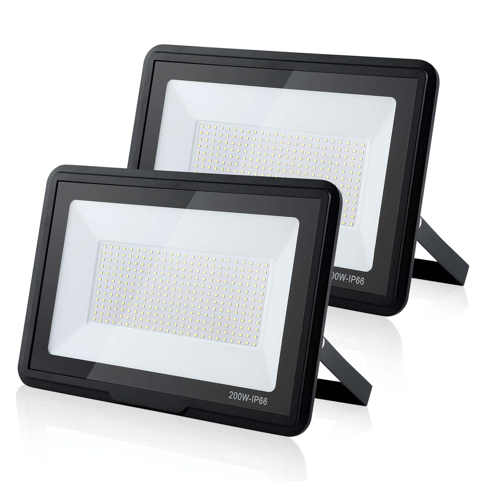 LED Strahler Außen 200W: 20000LM 6000K IP66 Flutlichtstrahler Außenleuchte | Led Scheinwerfer Energiesparend Flutlicht Für Sportplätze,Garagenhöfe,Gärten