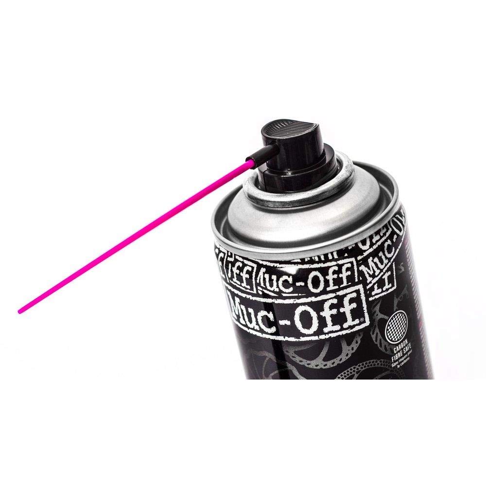 Muc Off Disc Brake Cleaner Nettoyant pour vélo, 400 ML, très Efficace et à séchage Rapide, Spray nettoyant pour Freins de vélo, nourrit et humidifie Les Plaquettes de Frein à Disque et Les rotors