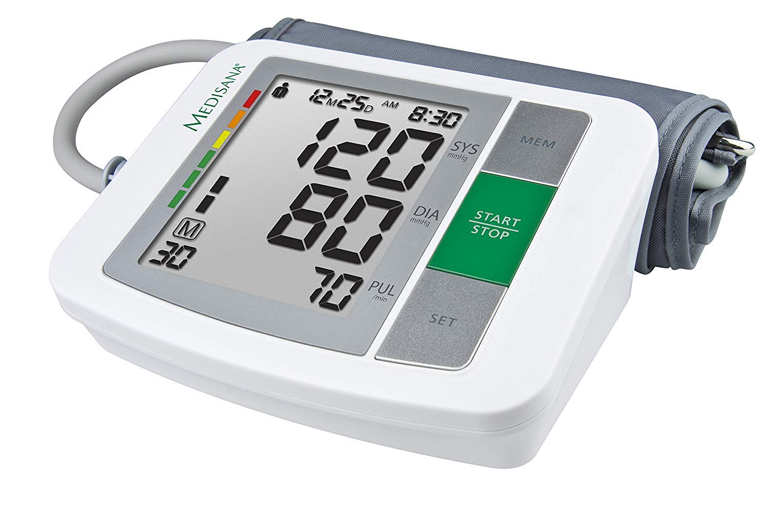 Medisana MediTouch 2 Blutzuckermessgerät mmol/L 79034, inkl. Starterset, Blutzuckermesssystem für Diabetiker + BU 510 Oberarm-Blutdruckmessgerät ohne Kabel, Arrhythmie-Anzeige, WHO-Ampel-Farbskala