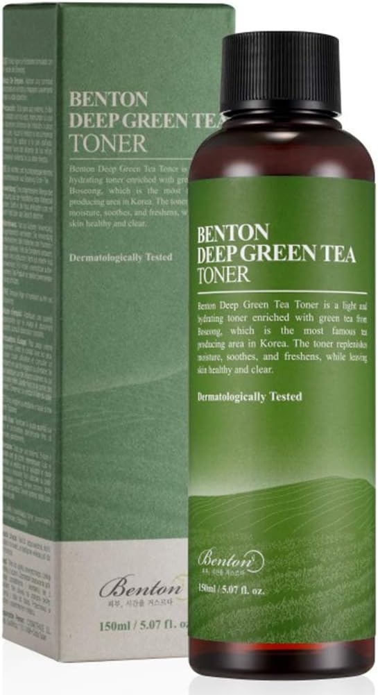 BENTON Deep Green Tea Toner 150ml (5.07 fl.oz.) Nourishing & Hydrating Facial