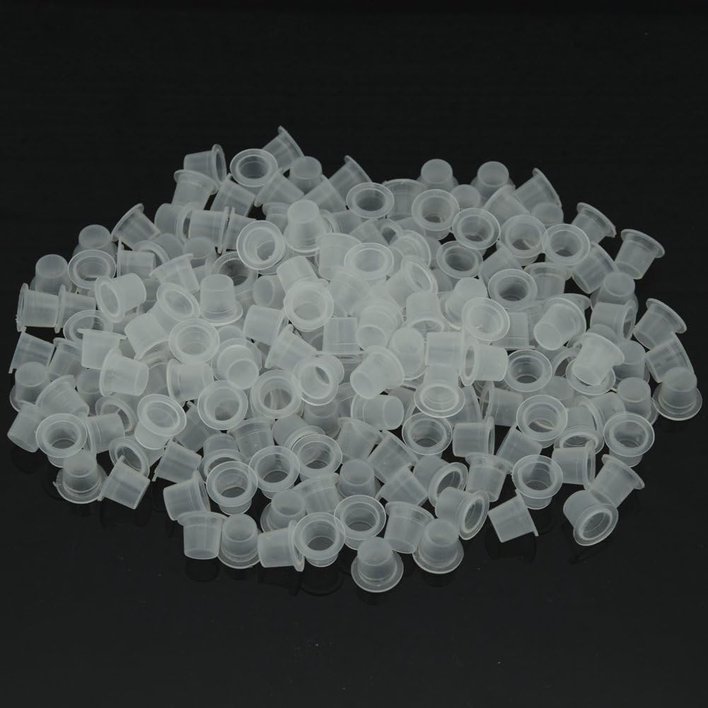 Pigment Cups,New Star Tattoo 300pcs Ink Caps Medium,13mm Medium Plastic Tattoo Pigment Cups Tattoo Ink Caps 13mm Tattoo Ink Cup - Image 4