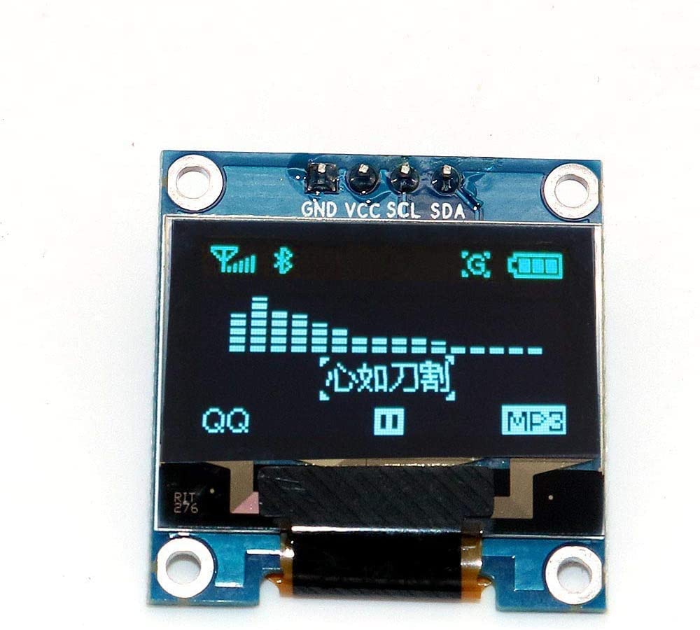 Fasizi OLED Display 0,96 Zoll - 128x64 Pixel I2C Modul Für Arduino