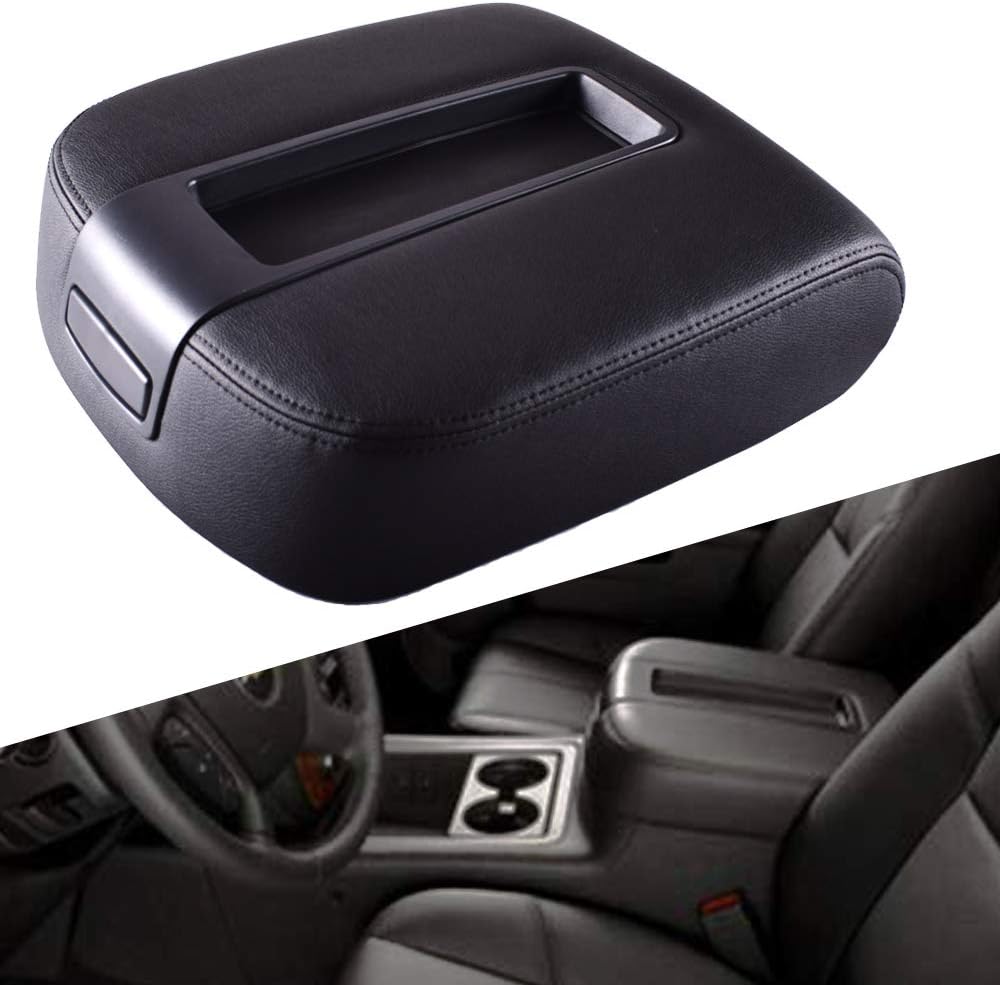 EDBETOS GM Center Console Lid Armrest Cover Kit Accessory for 2007-2014 Chevy Avalanche Silverado Chevrolet Suburban Tahoe 2500HD 3500HD GMC Sierra Yukon XL 1500 2500 LT Z71 Replace Accessories
