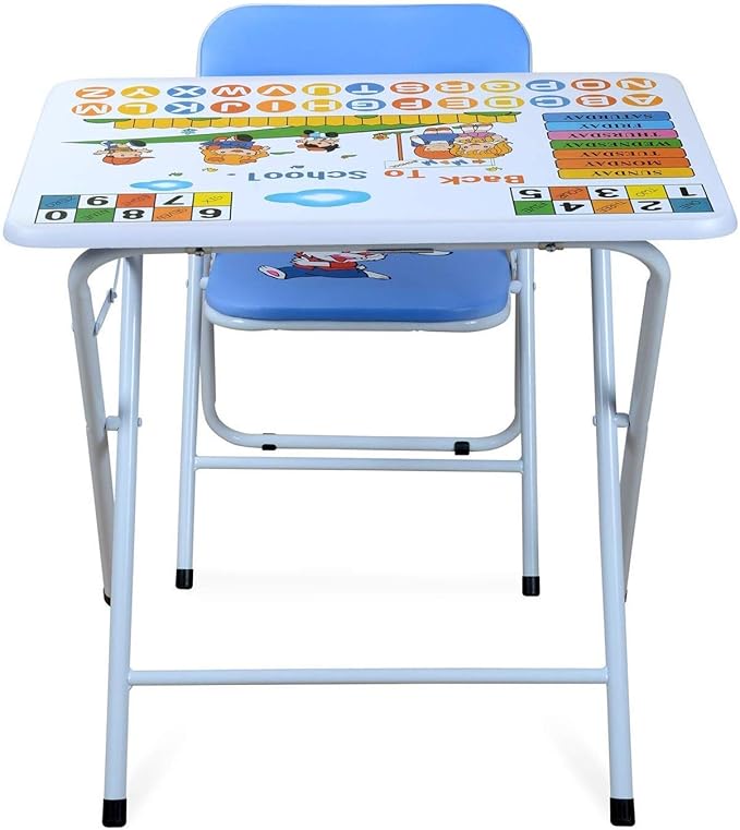 plastic study table and chair