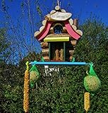 Ideal für die Vogelfütterung im Winter, Futterhaus für Meisen Knödel
