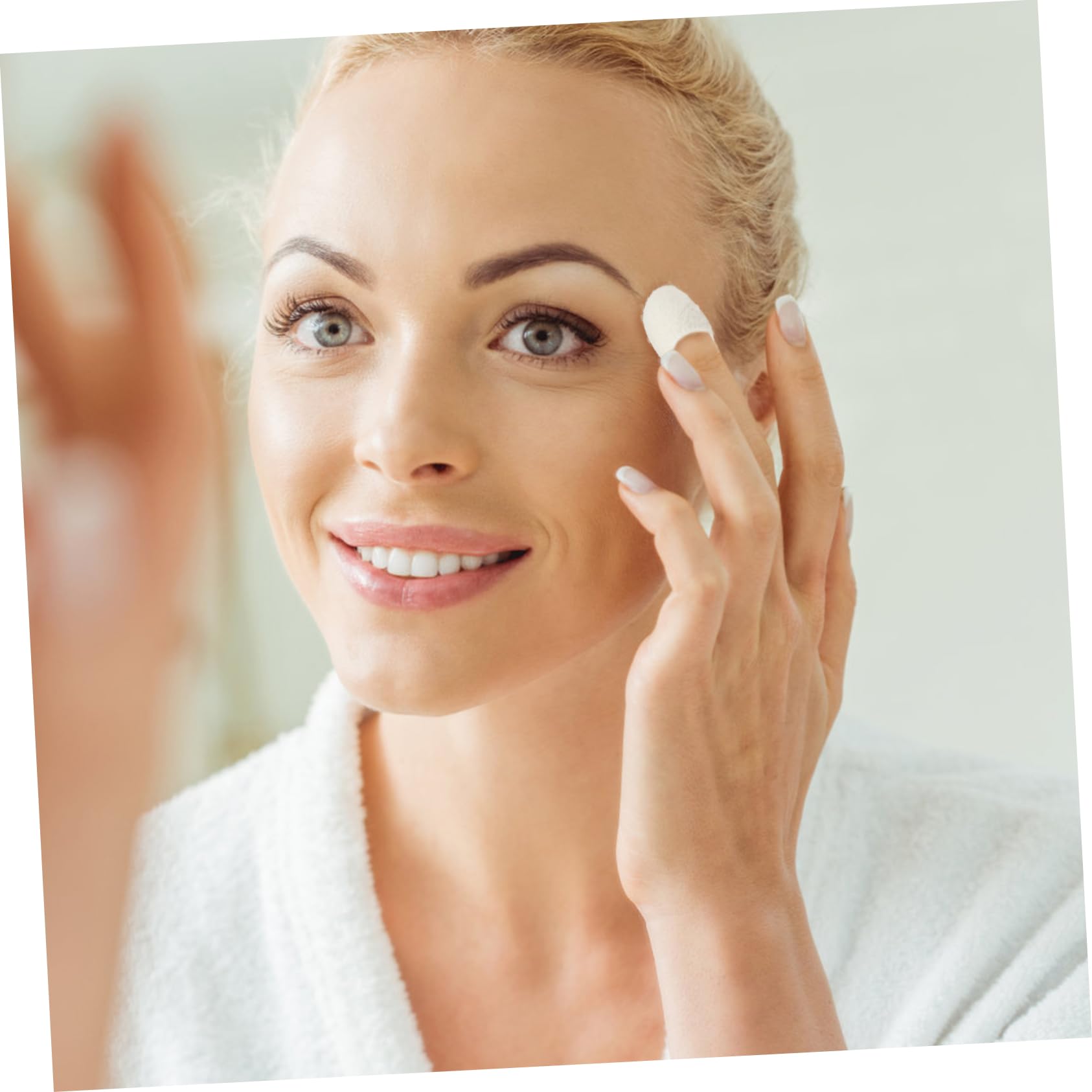 300piezas Bolas De Natural para Limpiar La Cara Exfoliantes Orgánicos para Cuidado Piel De y Blanqueamiento Facial