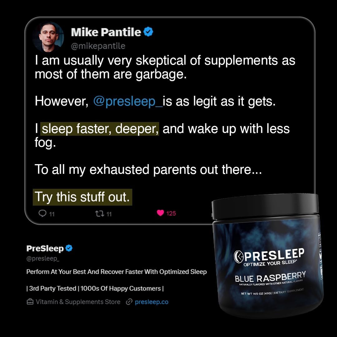 Natural Sleep Powder – Melatonin-Free Sleep Aid with Magnesium Glycinate, L-Theanine & Glycine – Non-Habit Forming, Vegan, Gluten Free, 30 Servings - Image 6