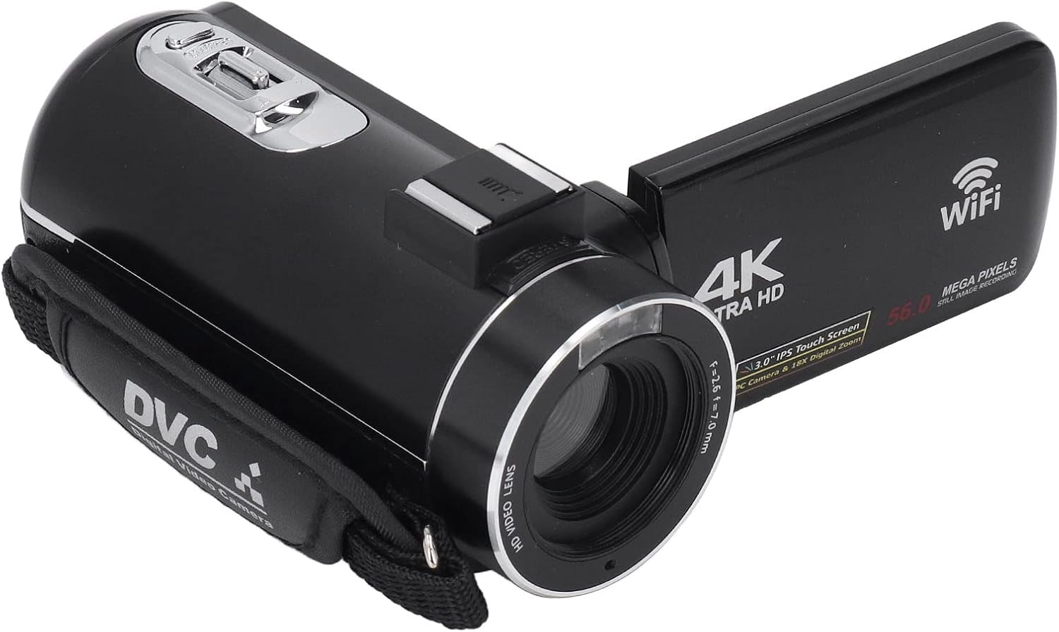 Amazon | UHD 4K 64MP デジタルカメラ、3 インチフリップスクリーン付き Vlogging ビデオカメラ、オートフォーカス、手ぶれ補正、18  倍ズームデジタルポイントアンドシュートカメラ、Selfie 旅行用コンパクトカメラ (白) | コンパクト 通販 Generic ビデオ録画と写真用の3インチIPSタッチスクリーンディスプレイを備えたポータブル4KウルトラHDデジタルカメラ、ニュ