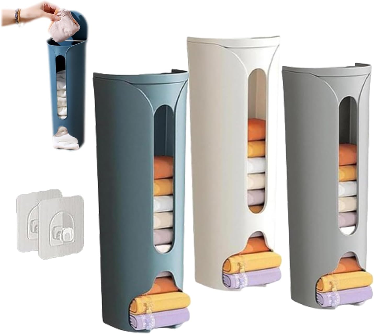 Wall Mounted Socks Panties Storage Box,Underwear Storage