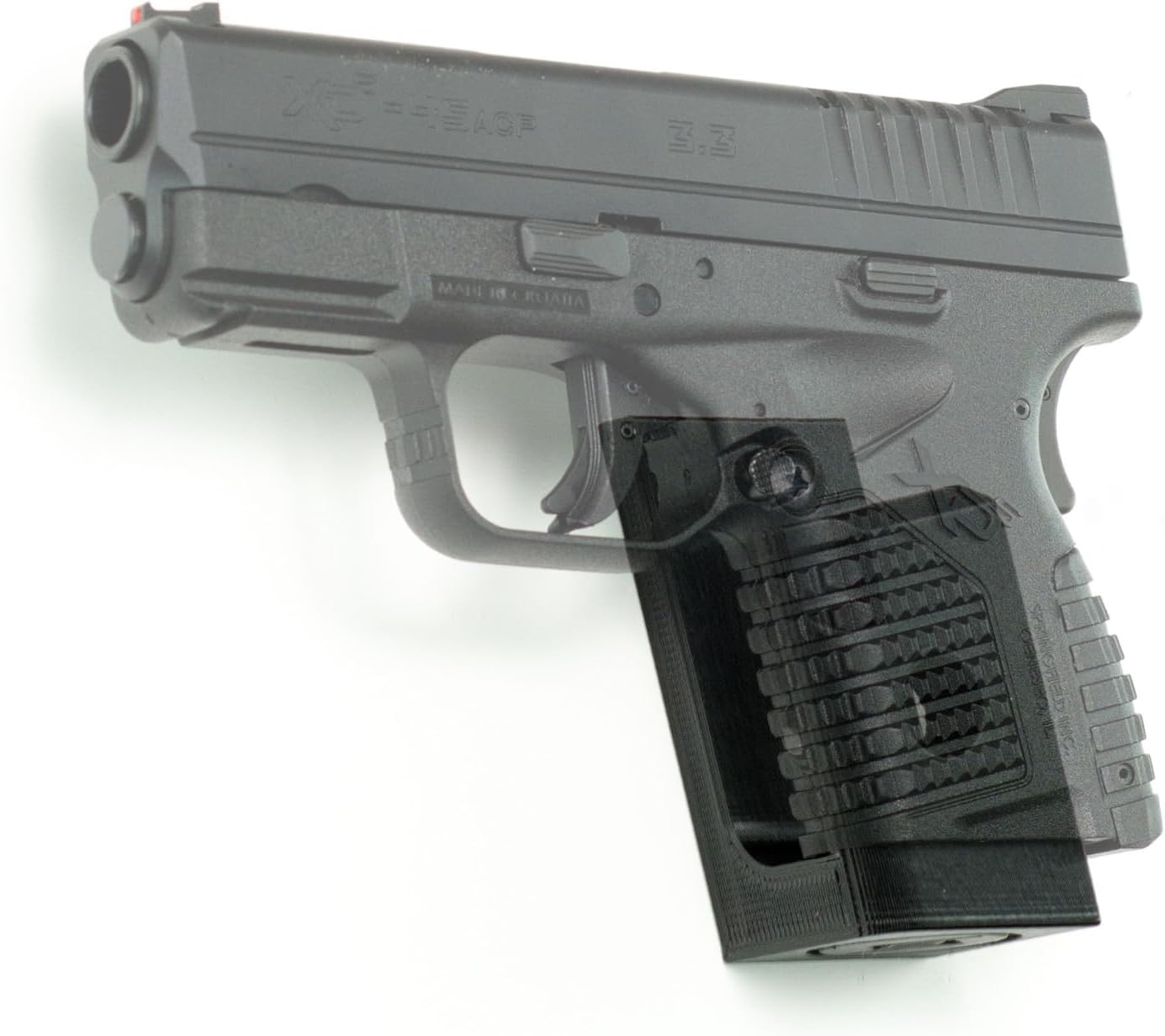 Spartan Mounts for Springfield XD .45 Pistol [Barrel Points Left] | Wall Display Storage Organization System | Unique Low Profile Design | Gun Safe Wall | Gun Room Solution | Made in The USA