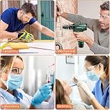 6 przezroczystych okularów ochronnych – odporne na zaparowanie i kurz – idealne dla rzemieślników, budownictwa, laboratorium i projektów "zrób to sam"